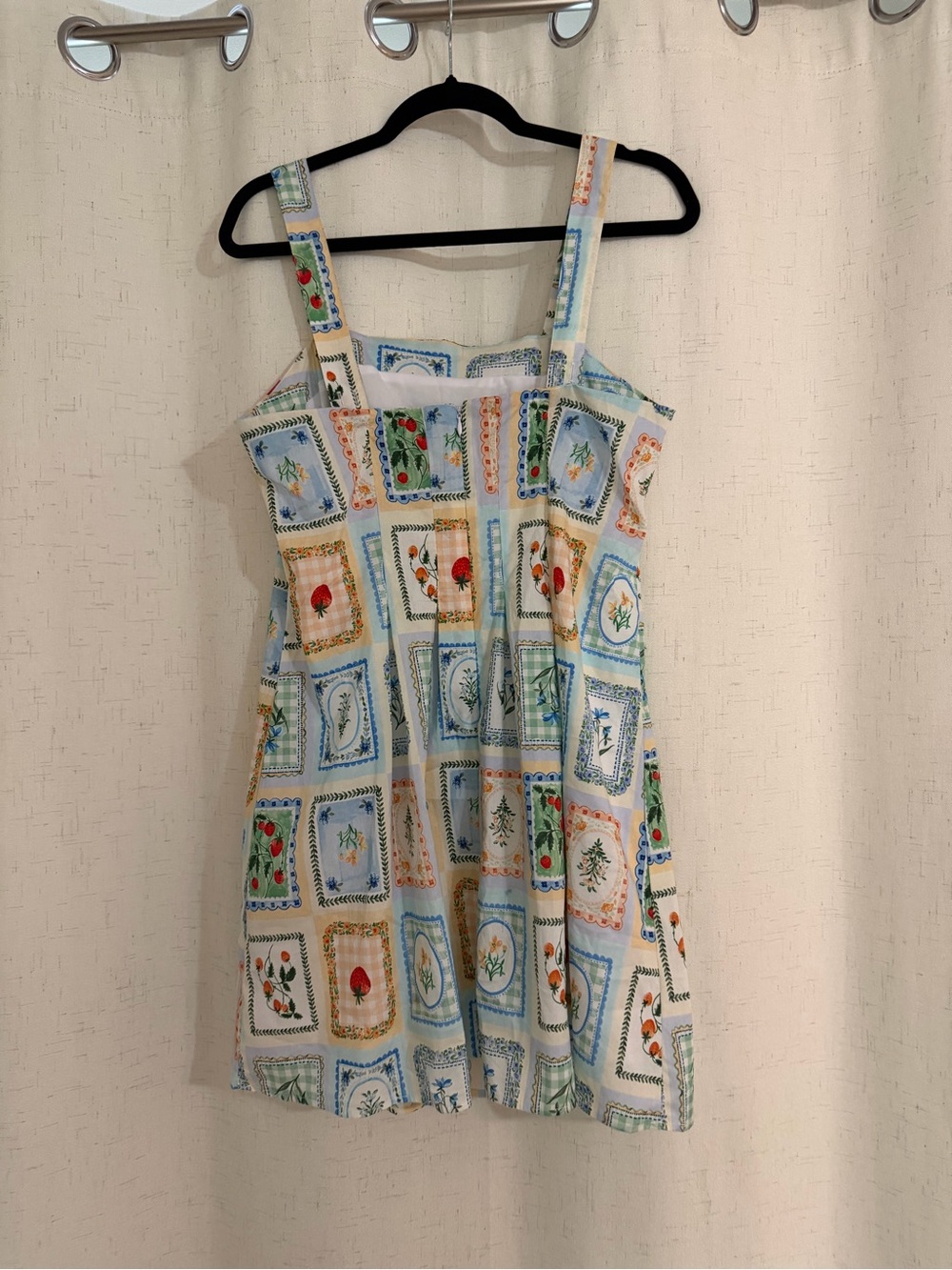 Nordstrom rack Hunter dress flower stamp print pleated mini dress - Picture 2 of 7